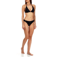 NOIR MAILLOT DE BAIN FRISE FEMME