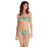 BLEU NUIT MAILLOT DE BAIN FRISE FEMME