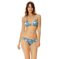 BLEU MARINE MAILLOT DE BAIN FRISE FEMME