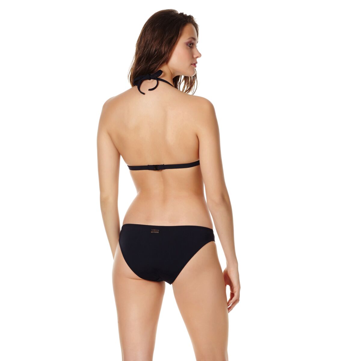 NOIR MAILLOT DE BAIN FRISE FEMME