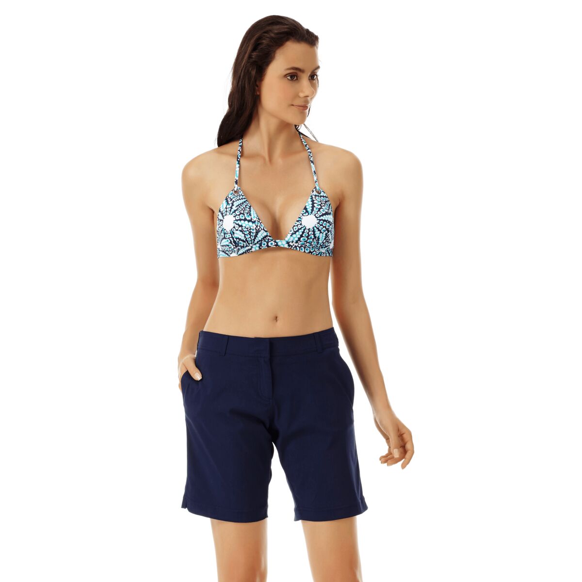 BLEU MARINE SHORTY FRANKA FEMME