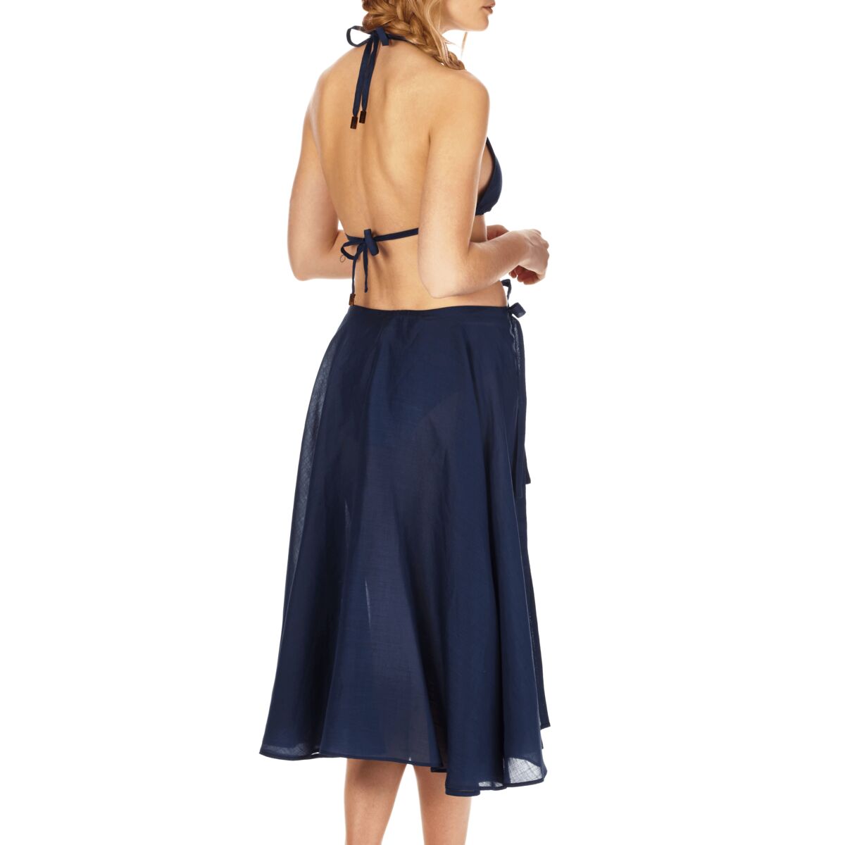 BLEU MARINE SOUTIEN GORGE FLEURAL FEMME