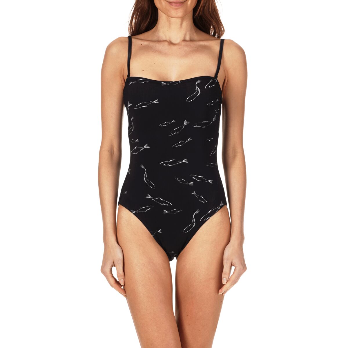 NOIR MAILLOT DE BAIN FACETTE FEMME