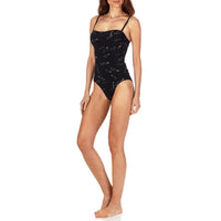 NOIR MAILLOT DE BAIN FACETTE FEMME