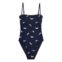 BLEU MARINE MAILLOT DE BAIN FACETTE FEMME