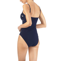 BLEU MARINE MAILLOT DE BAIN FACETTE FEMME