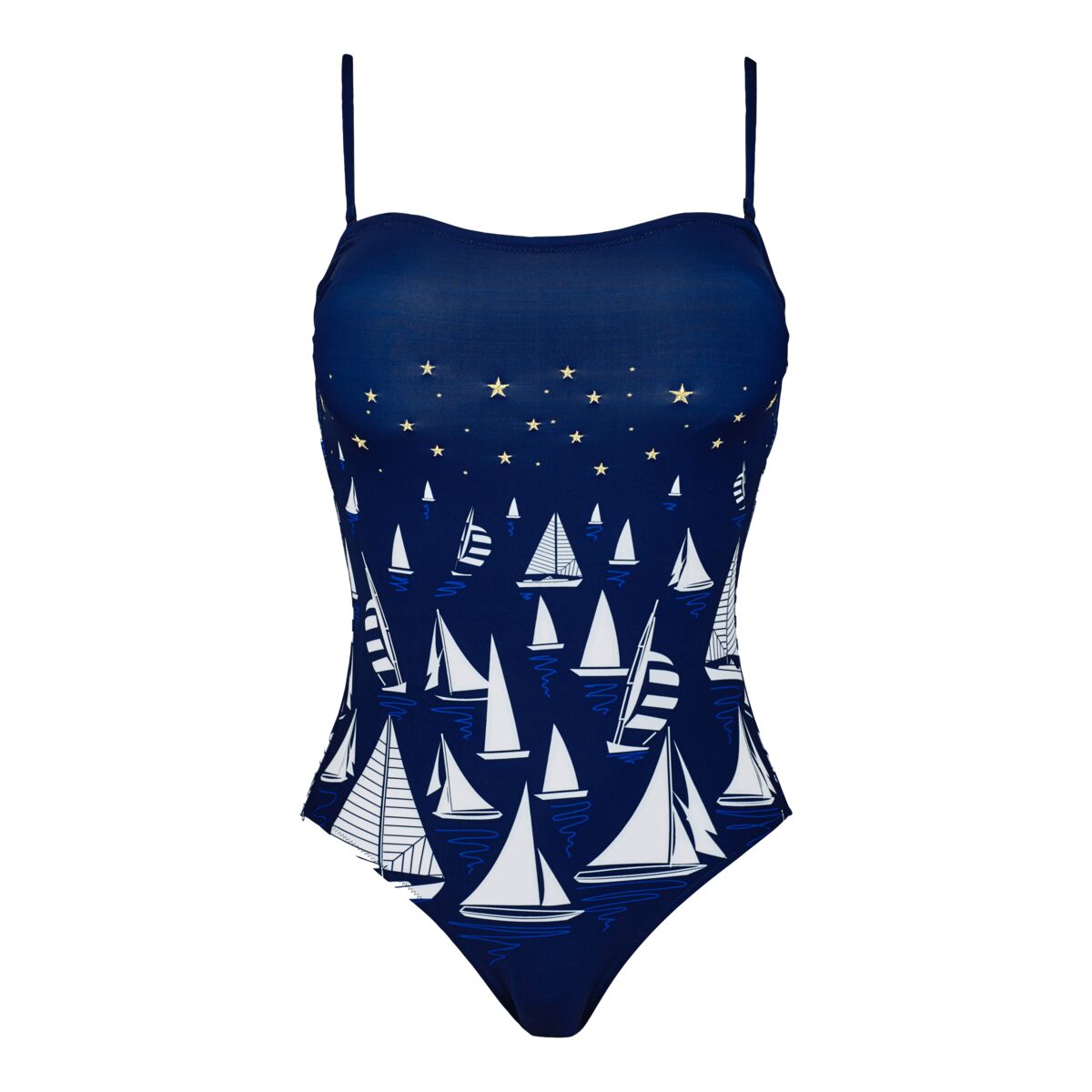 BLEU MARINE MAILLOT DE BAIN FACETTE FEMME