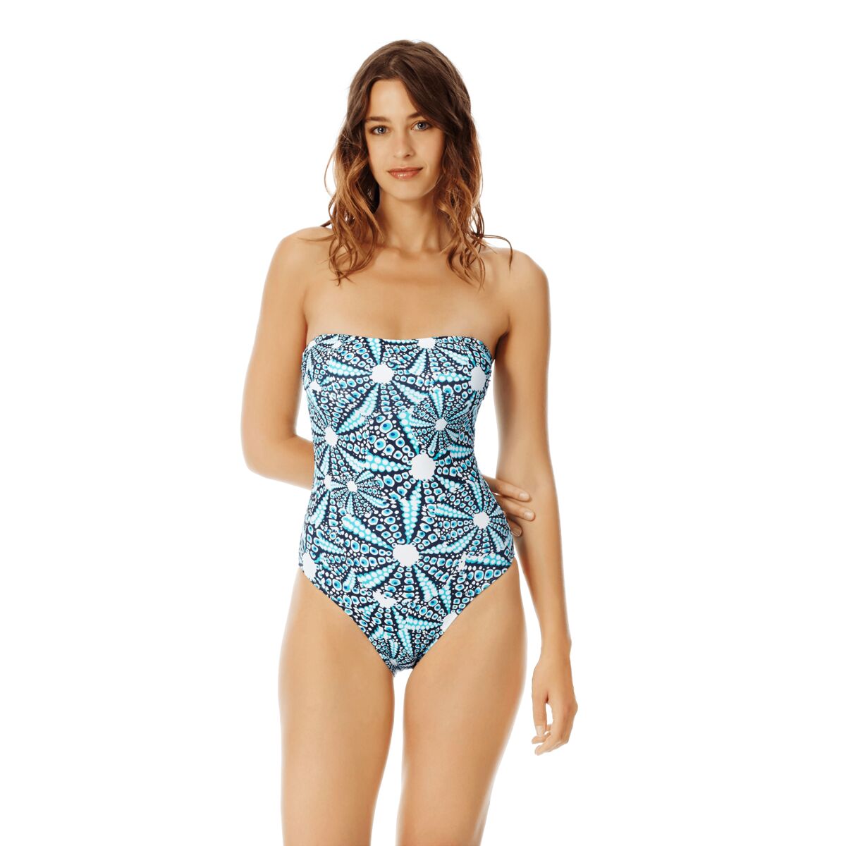 BLEU MARINE MAILLOT DE BAIN FACETTE FEMME