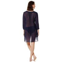 BLEU MARINE COVER-UP FITONIA FEMME