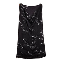 NOIR ROBE FUTURIST FEMME