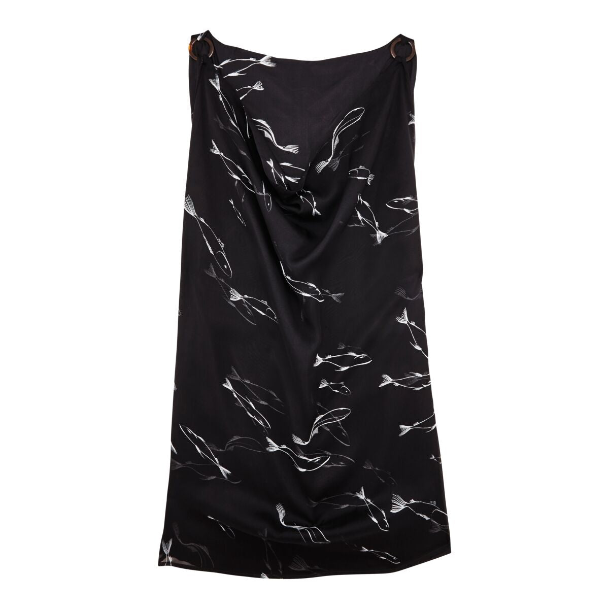 NOIR ROBE FUTURIST FEMME
