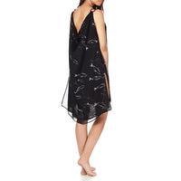 NOIR ROBE FUTURIST FEMME
