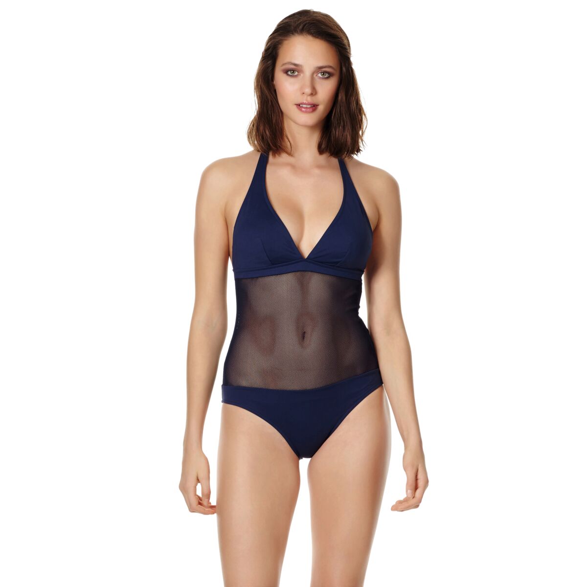 BLEU MARINE MAILLOT DE BAIN FAUVE FEMME