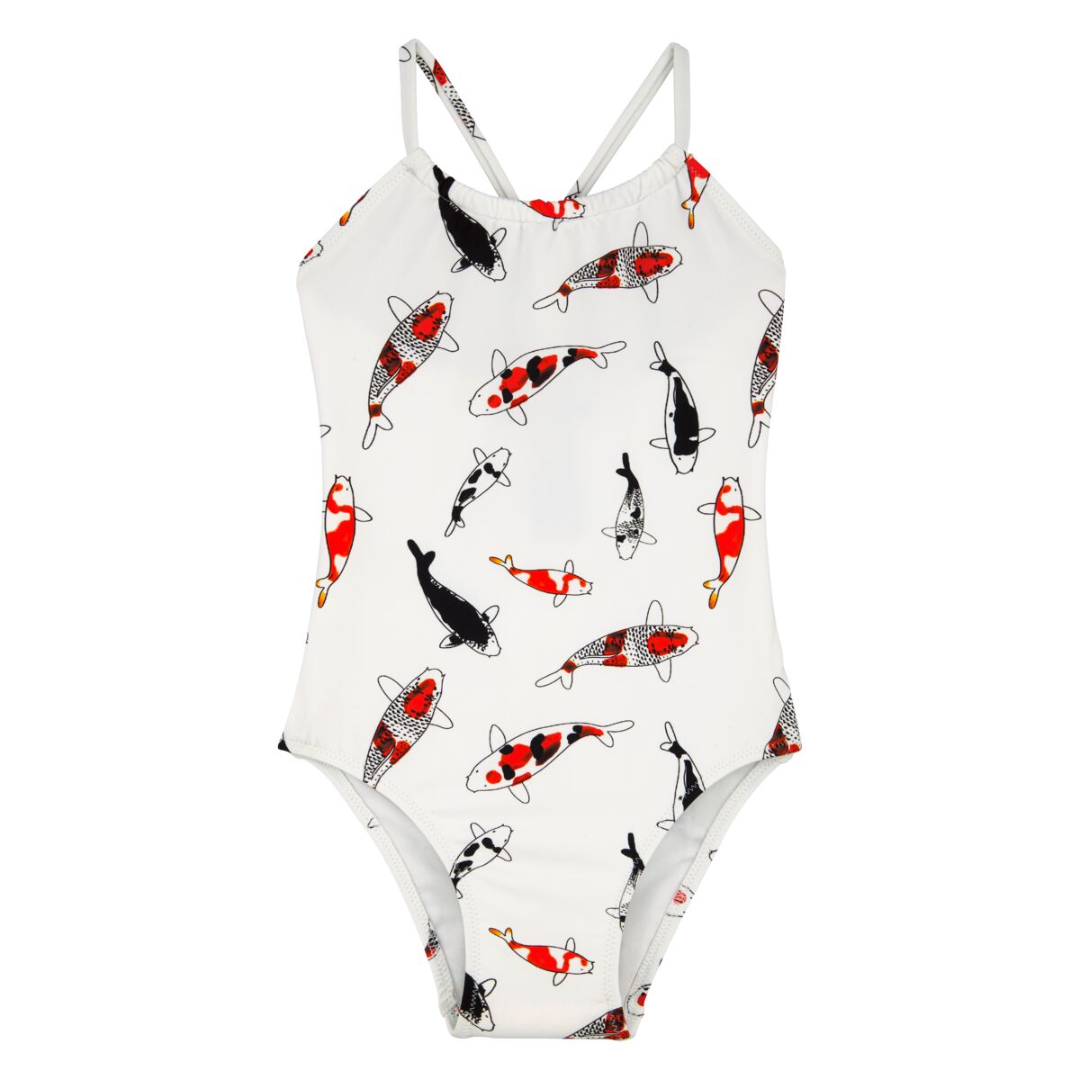 BLANC MAILLOT DE BAIN GAZETTE FEMME