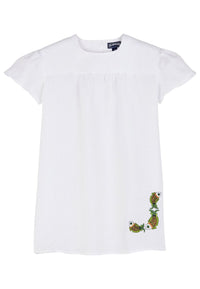 BLANC ROBE GALICE FEMME