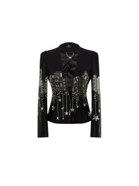 Blazer E.Franchi à strass - Noir