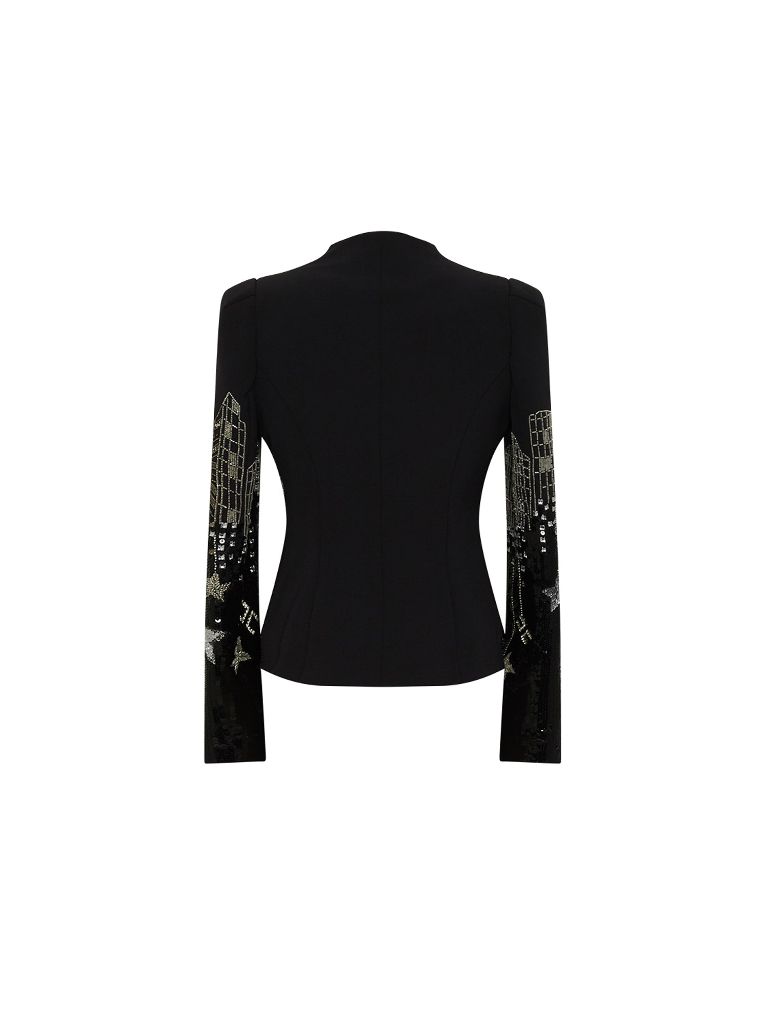 Blazer E.Franchi à strass - Noir