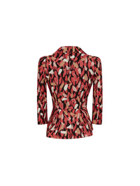 Blazer E.Franchi imprimé - Rouge