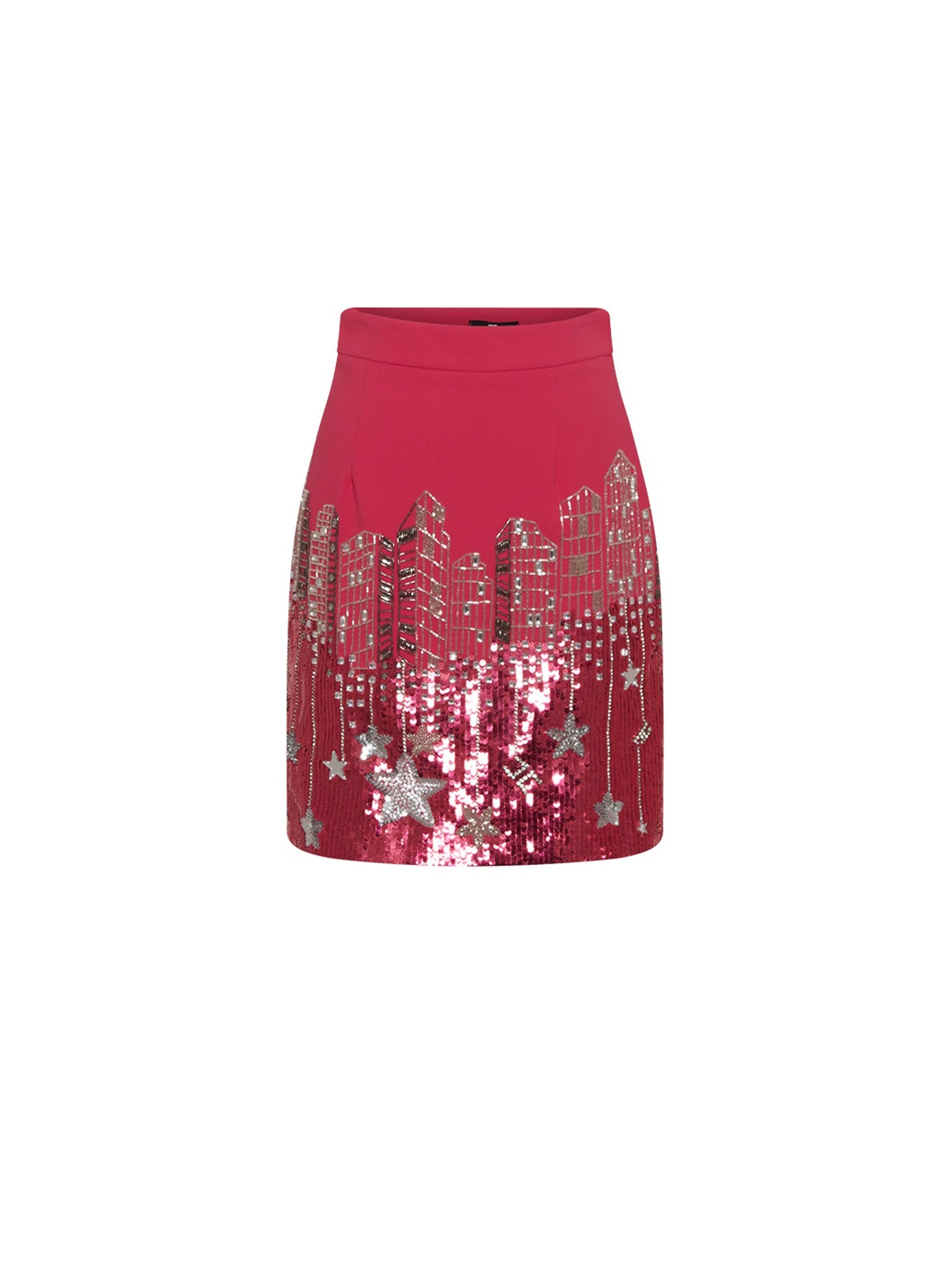 Jupe E.Franchi à sequins - Rose