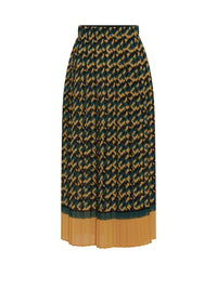 Jupe E.Franchi en jacquard - Noir