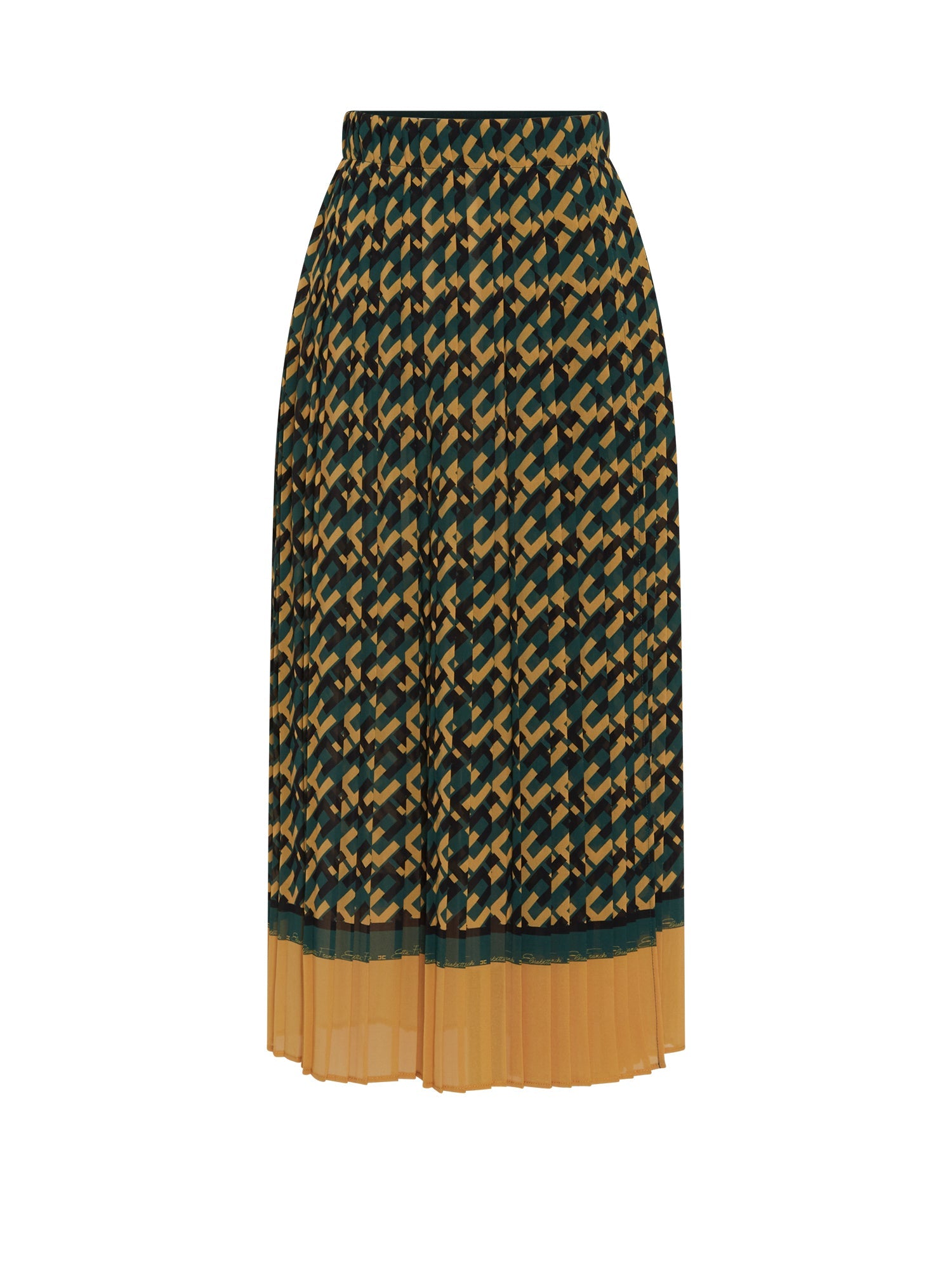 Jupe E.Franchi en jacquard - Noir
