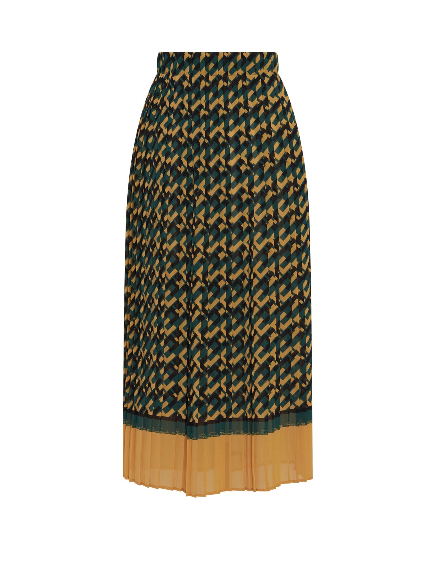 Jupe E.Franchi en jacquard - Noir