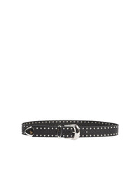 Ceinture Gordie en cuir - Black