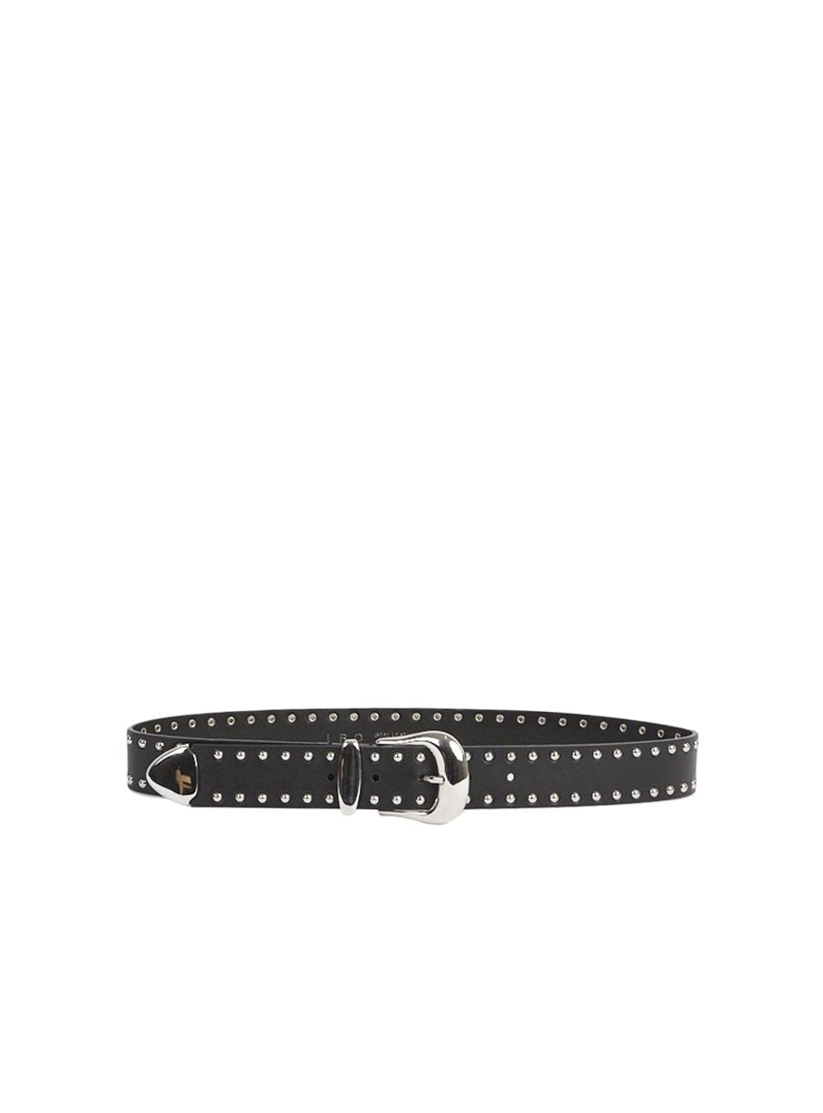 Ceinture Gordie en cuir - Black