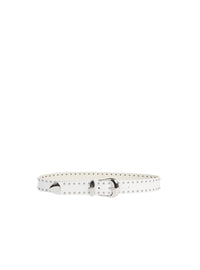 Ceinture Gordie en cuir - White