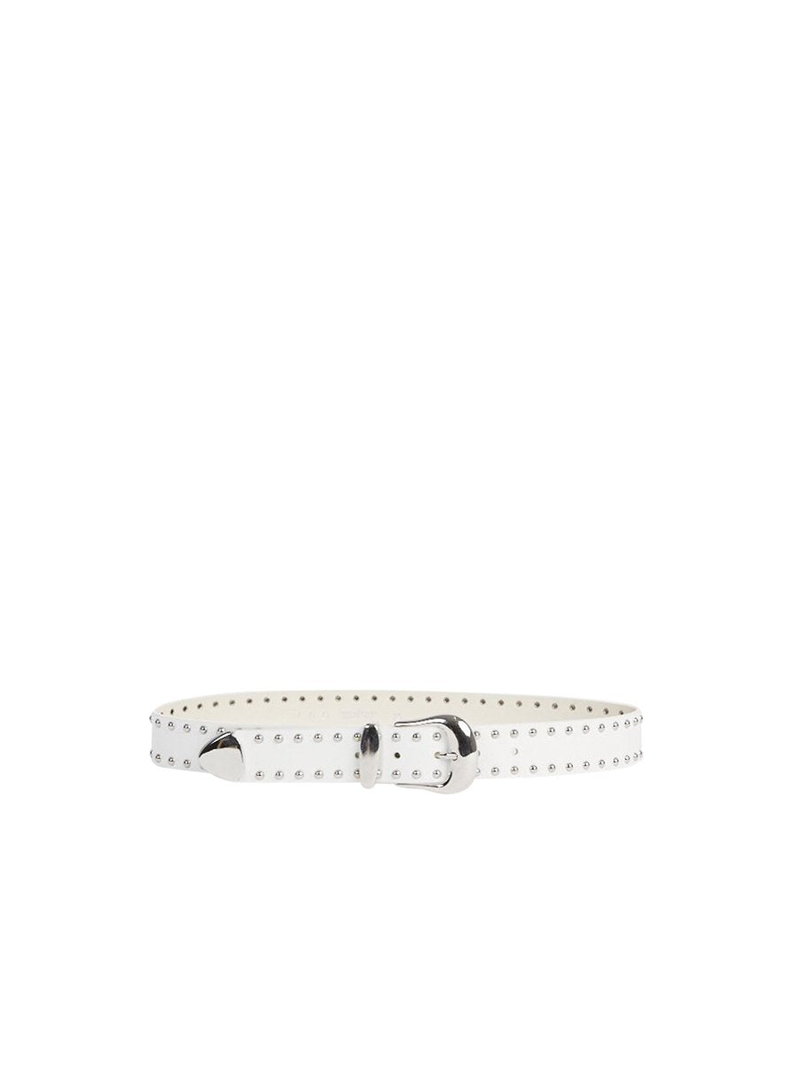 Ceinture Gordie en cuir - White