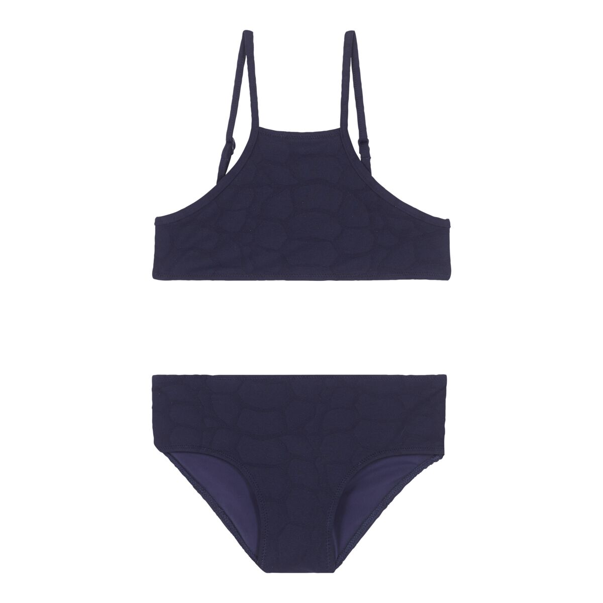 BLEU NUIT MAILLOT DE BAIN GOMETTE FEMME