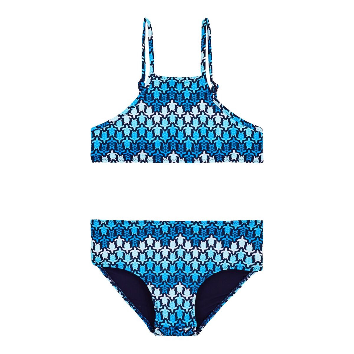 BLEU MARINE MAILLOT DE BAIN GOMETTE FEMME