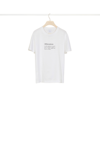 T-shirt Alliteration en coton bio
 - Blanc Alliteration