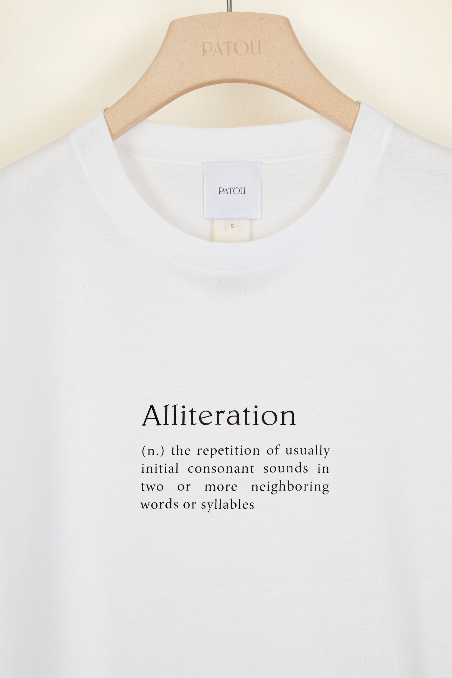T-shirt Alliteration en coton bio
 - Blanc Alliteration