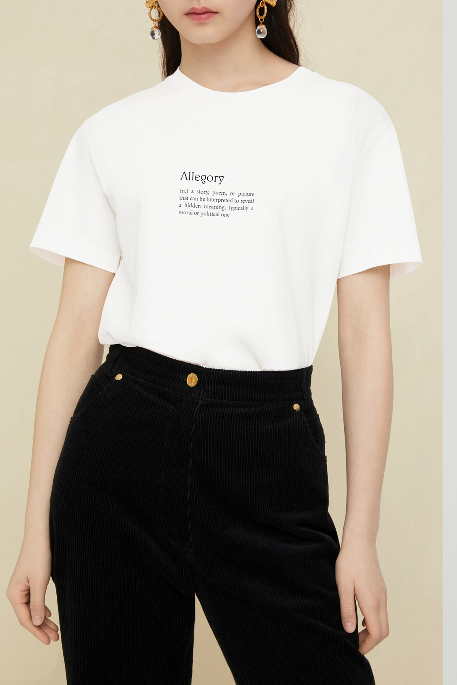 T-shirt Allegory en coton bio
 - Blanc Allegory