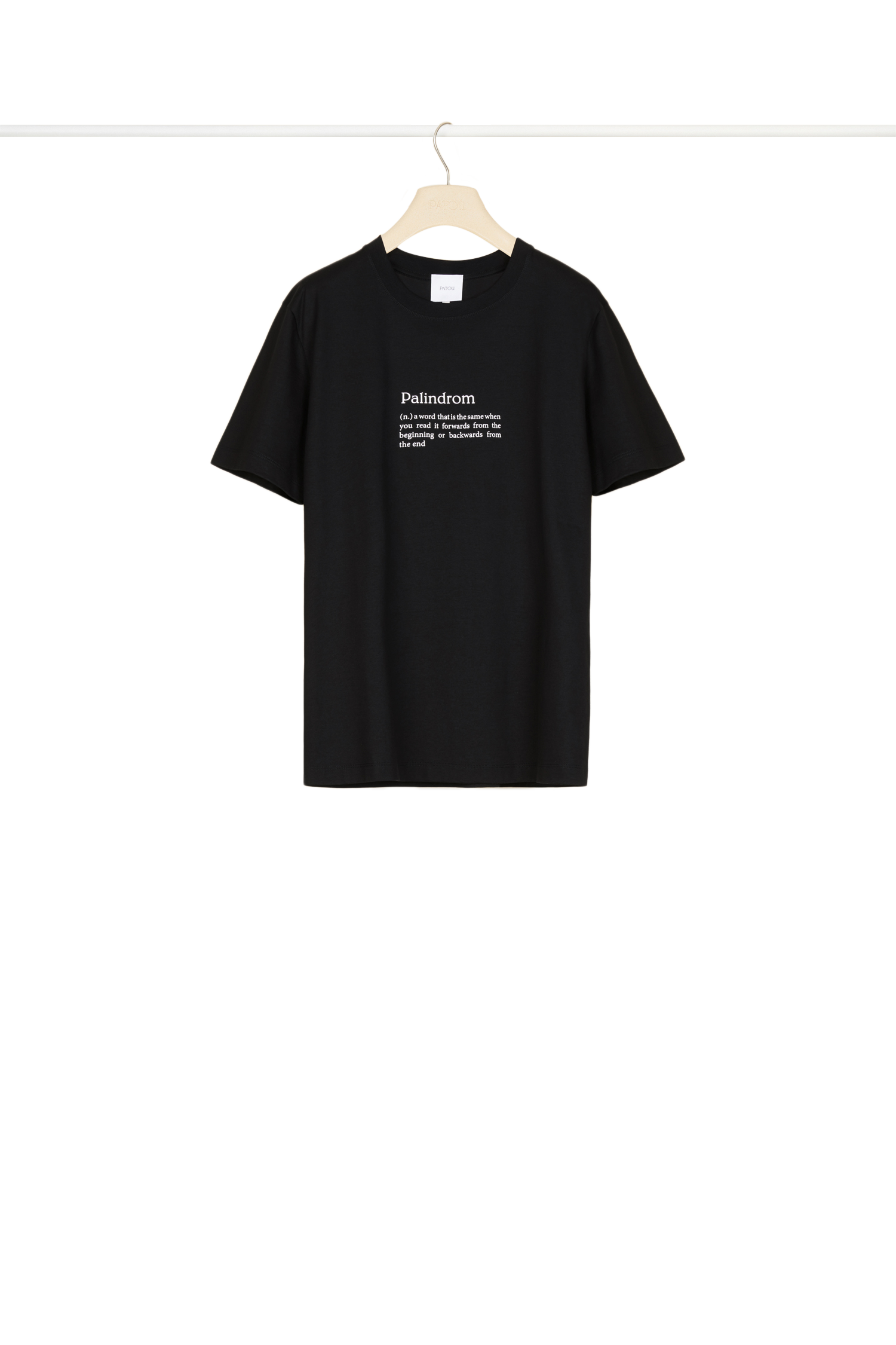 T-shirt Palindrom en coton bio
 - Noir Palindrom