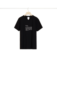 T-shirt Trope en coton bio
 - Noir Trope