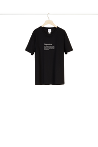 T-shirt Digression en coton bio - Noir Digression