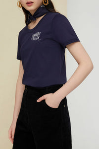 T-shirt Bosc en coton bio - Encre