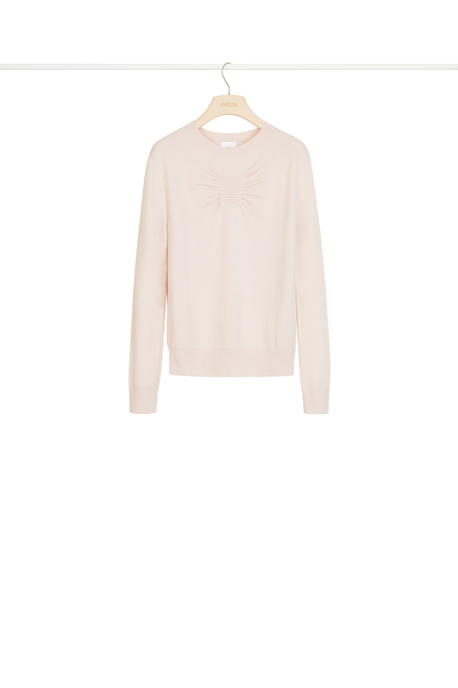 Pull fin en laine et cachemire - Beige Doré