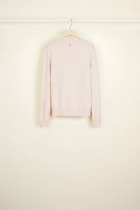 Pull fin en laine et cachemire - Beige Doré