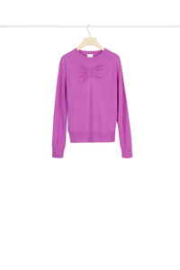 Pull fin en laine et cachemire
 - Mûre