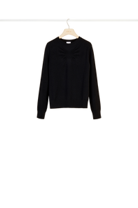 Pull fin en laine et cachemire - Noir