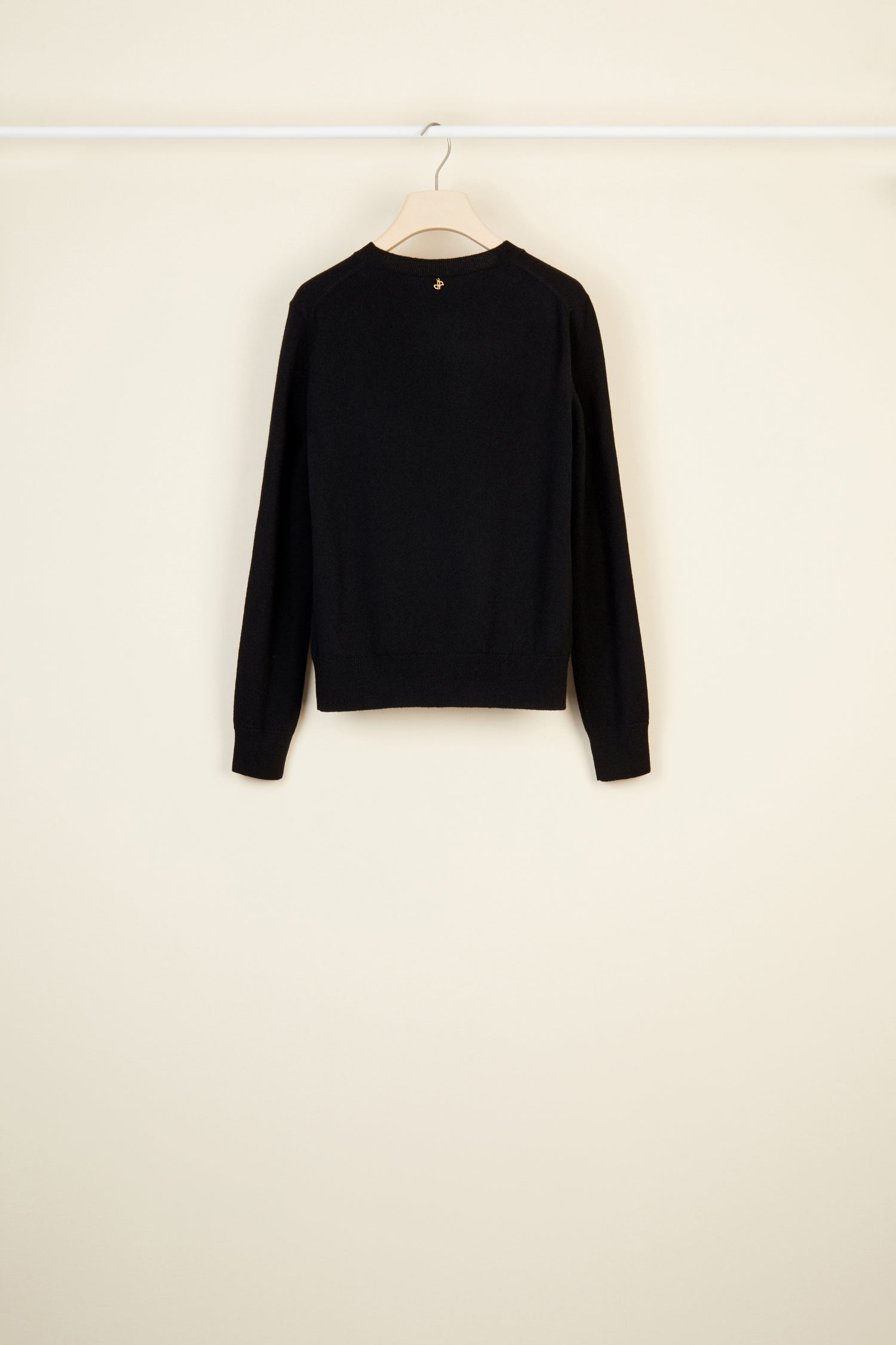 Pull fin en laine et cachemire - Noir