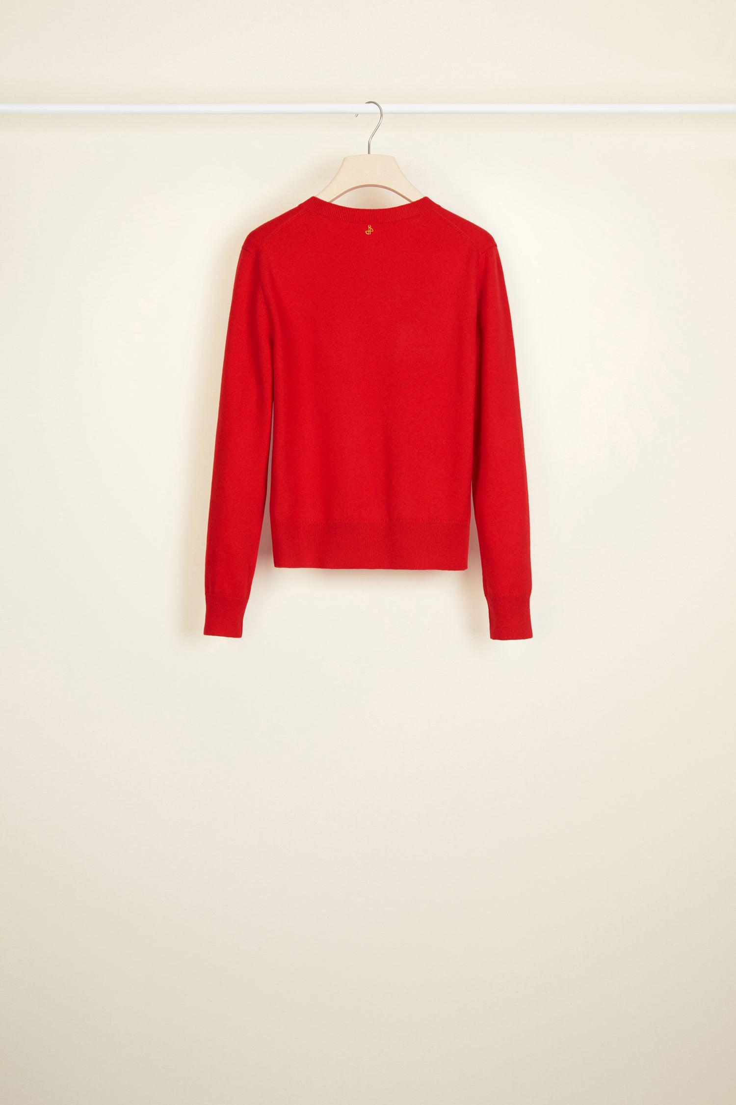 Cardigan fin en laine et cachemire
 - Rouge