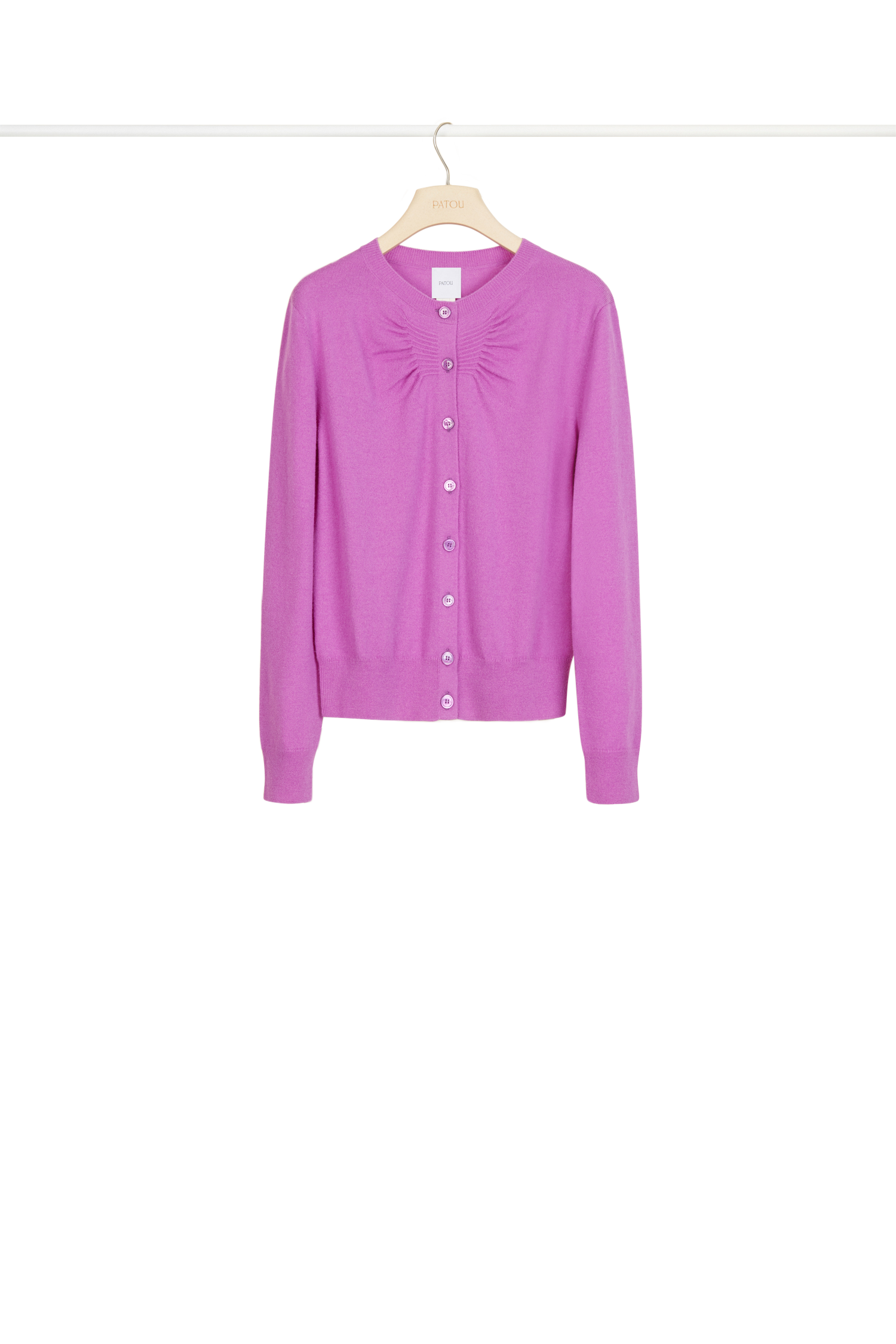 Cardigan fin en laine et cachemire - Mûre