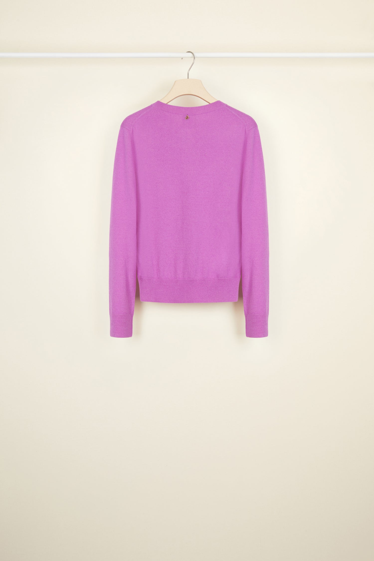 Cardigan fin en laine et cachemire - Mûre