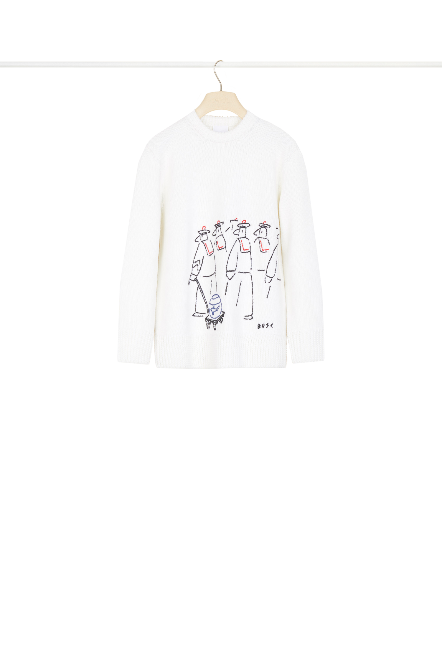 Pull Bosc en laine - Crème