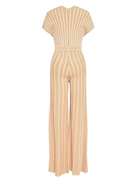 Combinaison E.Franchi à rayures - Beige