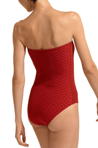 Maillot une pièce bustier Sur-Mesure - Ginger